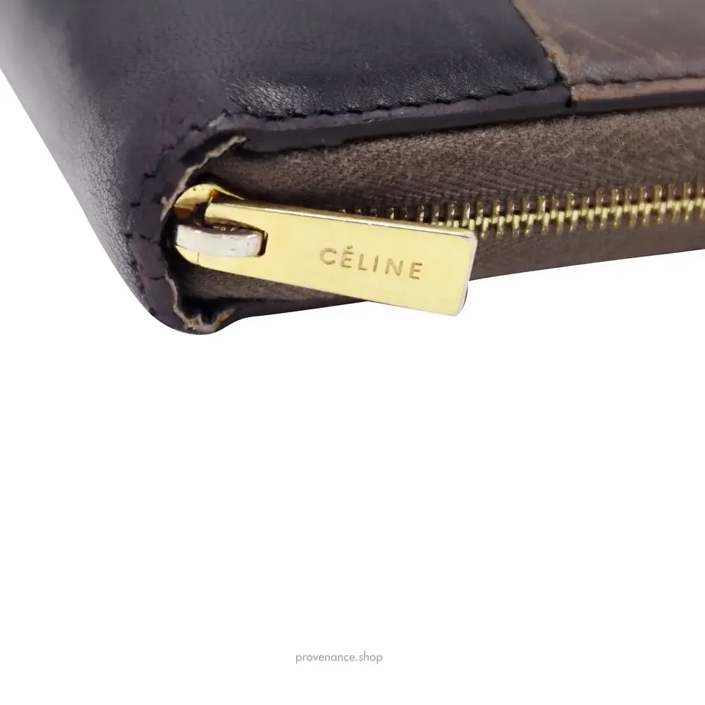 🔴 Celine Multifunction Zip Wallet - Grey/Black - Picture 6 of 9